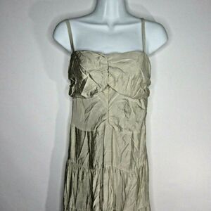 Anthropologie McGinn Knightsbridge Beige Dress L